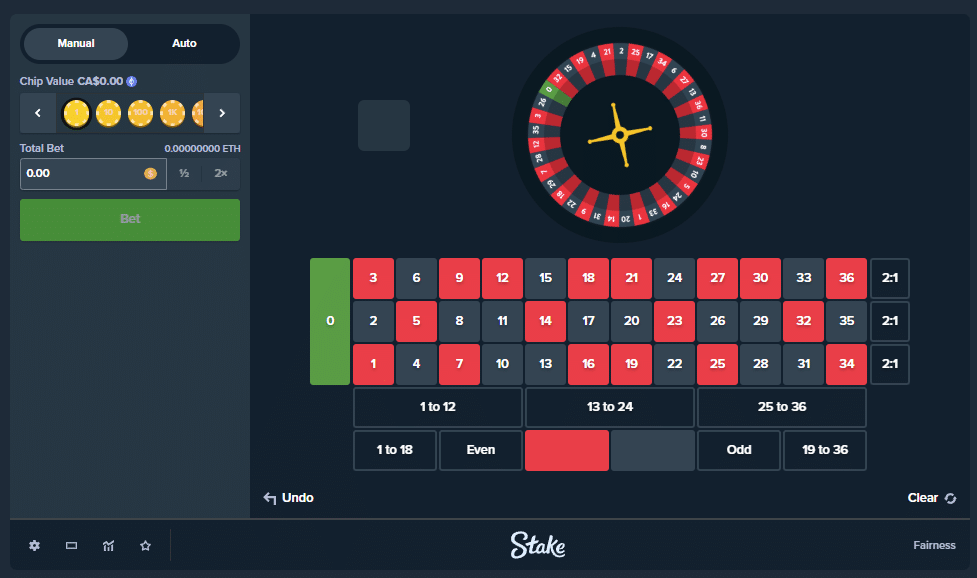 Stake Original Roulette