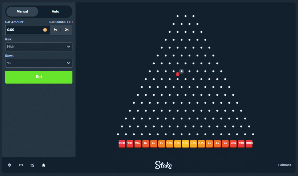 Stake Original Plinko