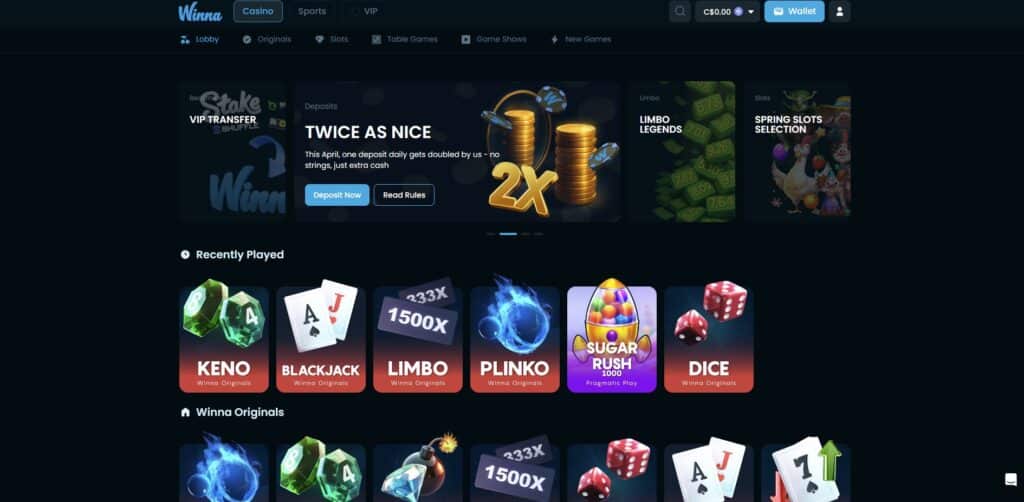 Winna Homepage