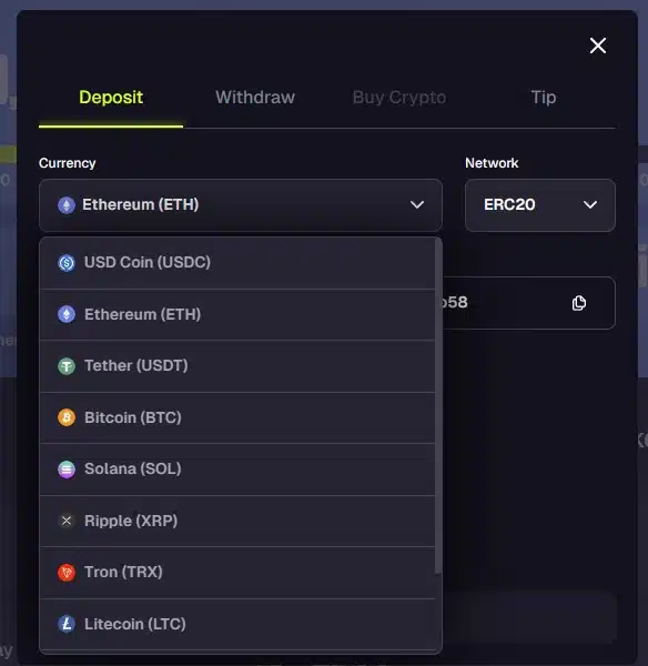 Goated crypto transactions