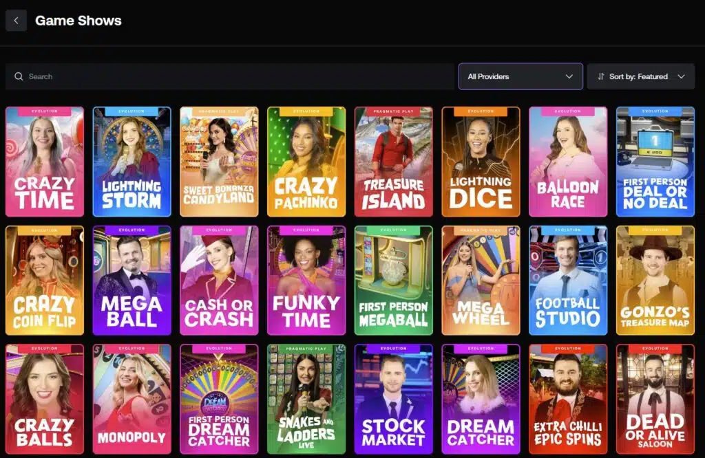 Shuffe Live Game Shows