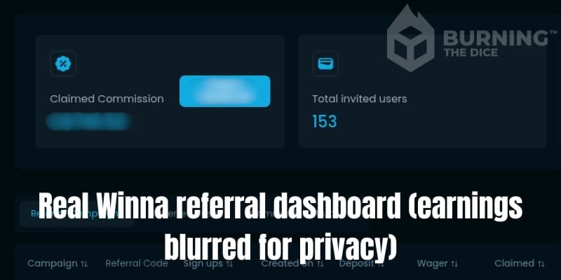 Burningthedice referral dashboard winna
