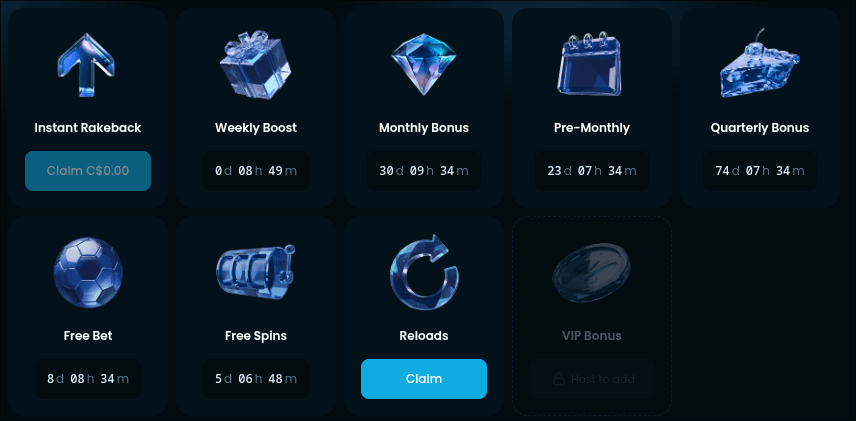 Winna new bonuses