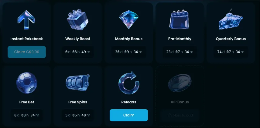 Winna new bonuses