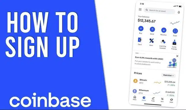 Signup coinbase