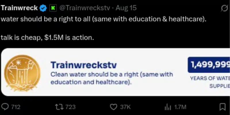 Trainwreckstv giveaways and donations