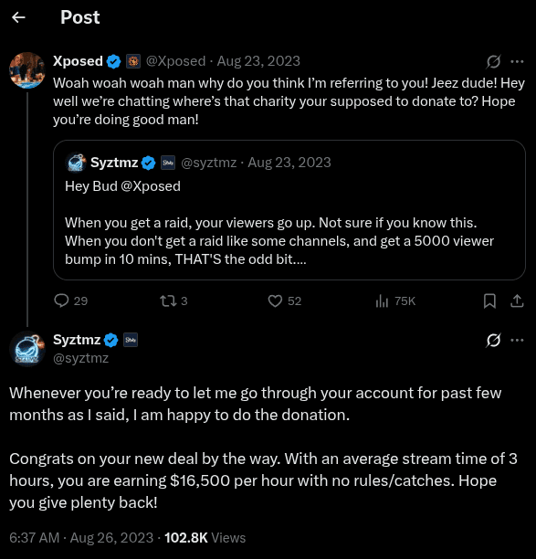 Syztmz vs Xposed beef