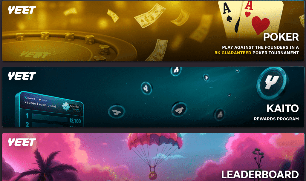 Yeet Bonuses & Promotions