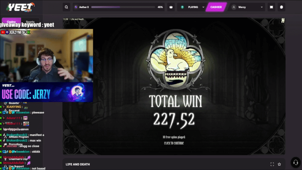 Yeet Community, Affiliates, Streamers